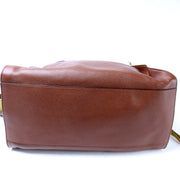 370820 Rambled Layered Tote Leather