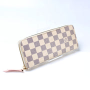 Clemence Wallet Damier Azur