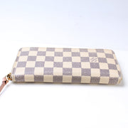 Clemence Wallet Damier Azur