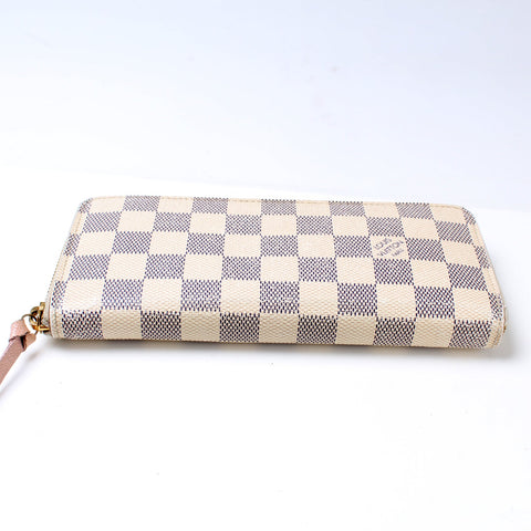 Clemence Wallet Damier Azur