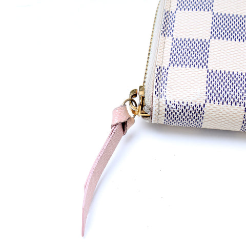 Clemence Wallet Damier Azur