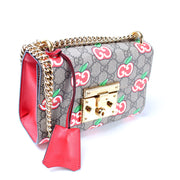 409487 GG Supreme Apple Small Padlock Shoulder Bag