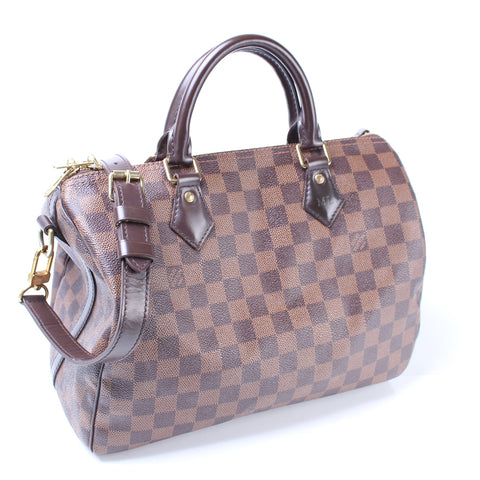 Speedy 30 Bandouliere Damier Ebene