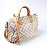 Speedy 30 Bandouliere Damier Azur