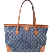 631685 Ophidia GG Denim Tote