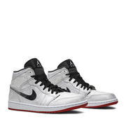 NIKE AIR JORDAN1 MID CLOT FEARLESS WHITE (NEW) (NEW)