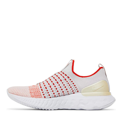 NIKE REACT PHANTOM RUN FLYKNIT 2 VAST GREY FIRE PINK TEAM ORANGE (NEW)