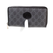 673003 Interlocking GG Supreme Zip Around Wallet