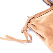 Suede Top Handle Bag