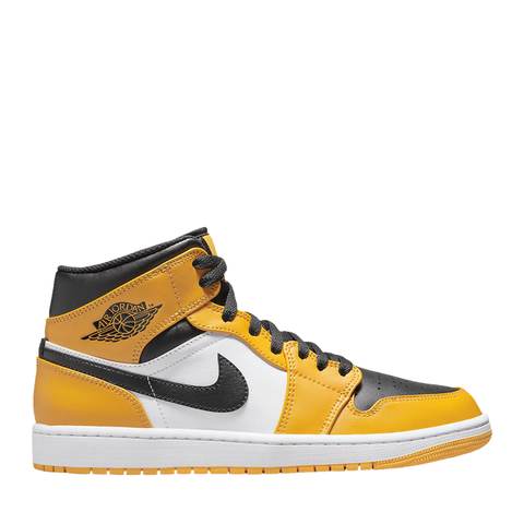 NIKE AIR JORDAN1 MID REVERSE YELLOW TOE (NEW)