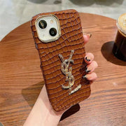 Luxury  Diamond Leather phone case for iphone