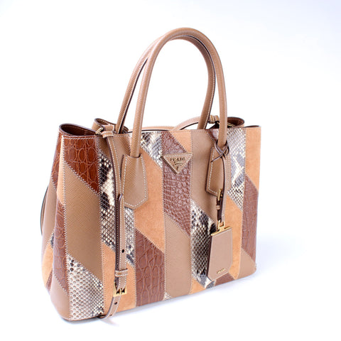 Patchwork Double Handle Tote