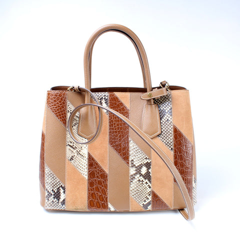 Patchwork Double Handle Tote