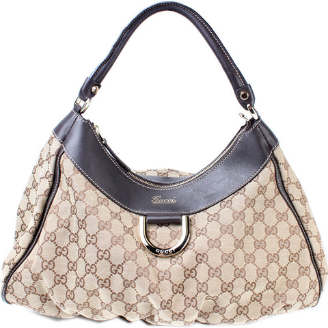 189833 Guccissima D Ring Hobo