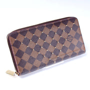 Zippy Wallet Studded Damier Ebene