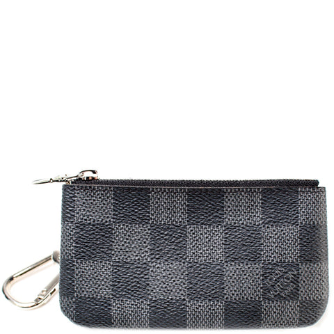 Pochette Cles Damier Graphite