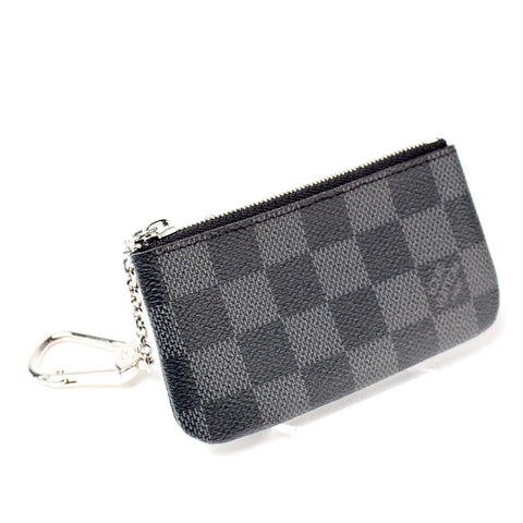 Pochette Cles Damier Graphite