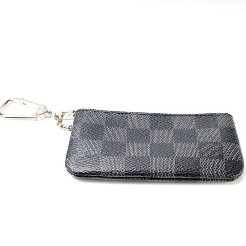 Pochette Cles Damier Graphite