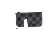 Pochette Cles Damier Graphite