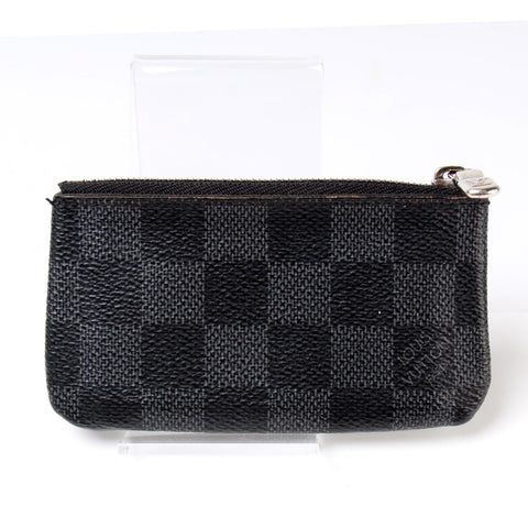 Pochette Cles Damier Graphite