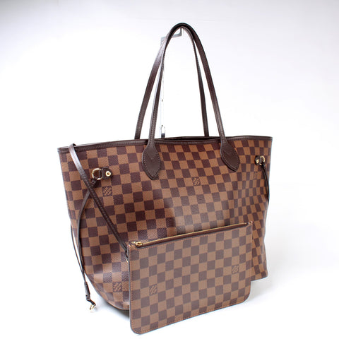 Neverfull W/Wallet MM Damier Ebene