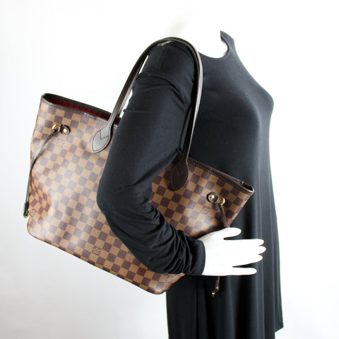 Neverfull W/Wallet MM Damier Ebene