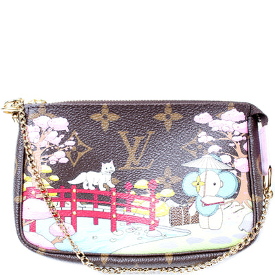 Pochette Accessories Mini Christmas Animation Monogram