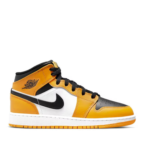 NIKE AIR JORDAN1 MID GS REVERSE YELLOW TOE (NEW)