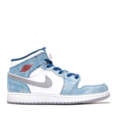 NIKE AIR JORDAN1 MID GS FRENCH BLUE (NEW)