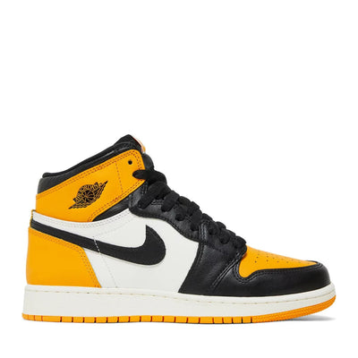 NIKE AIR JORDAN1 RETRO HIGH OG GS YELLOW TOE (NEW)