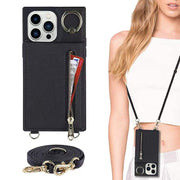 Cross body leather zero wallet phone Case