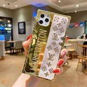 New diamonds Splicing color square phone case  for  Samsung