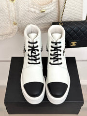 2023 Chain double CC fashion ankle boots-S25