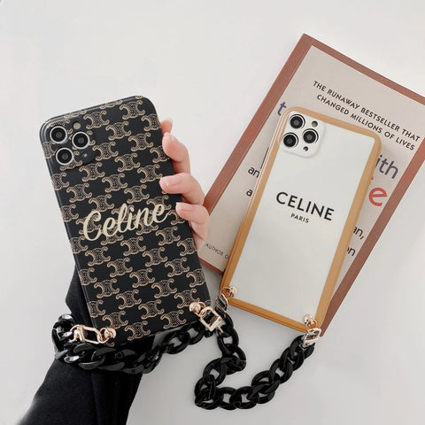 Retro pattern Chain phone case