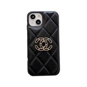 Luxury soft leather phone case for iphone