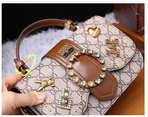 New Luxury Retro diamond Handbag