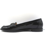 08P CC Loafers Black Patent Leather Size 39.5 Slip-On Flats