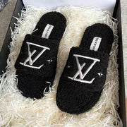 Fashion winter warm comfortable home lambswool slippers