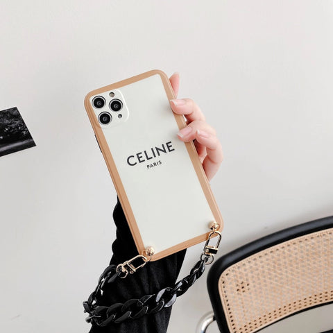 Retro pattern Chain phone case