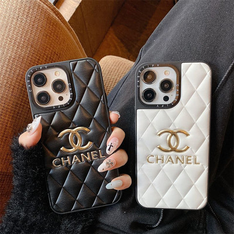 Soft leather luxury phone case