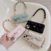 Chain and card bag phone case