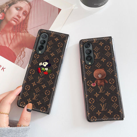 Cartoon Mickey Bear Samsung Galaxy Z Fold3 folding screen