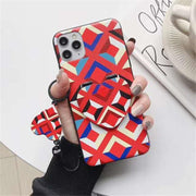 Tide Brand Upscale Mirror Bracket Phone Case