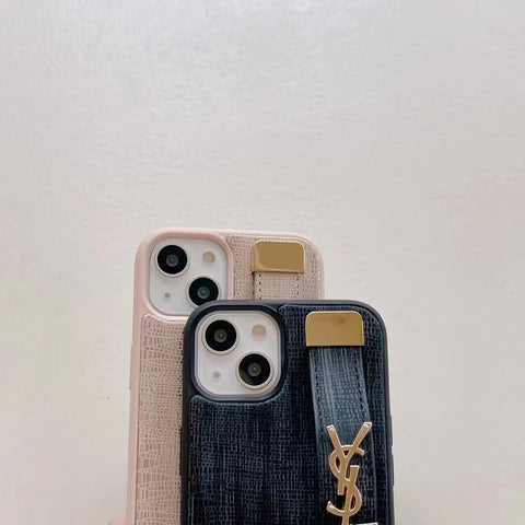 Wrist strap phone case