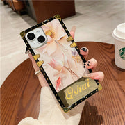 Tulips square  phone case