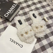 2023  Autumn and Winter lamb hair slippers