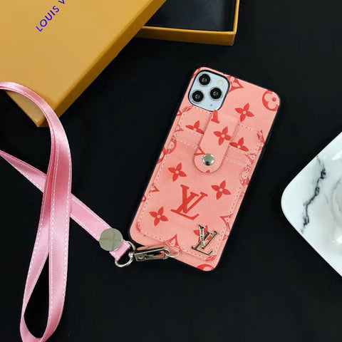 Fashion leather card case phone case