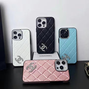 Luxury soft leather phone case for iphone