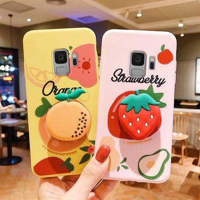 Lovely Fruit Silica Gel Phone Case