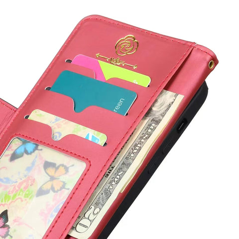 New Luxury VL  Wallet Leather phone case for iPhone